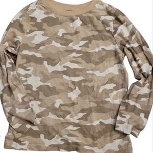 Tan Camo Toddler Boys Shirt